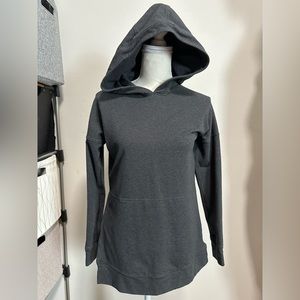 LULULEMON SIZE 2 HOODIE GREY WITH SLITS